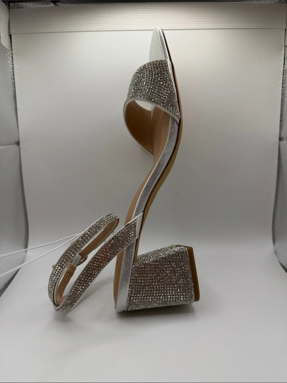 A New Day Shannon Crystal Heels with memory foam insole size 8.5 - Picture 5 of 6